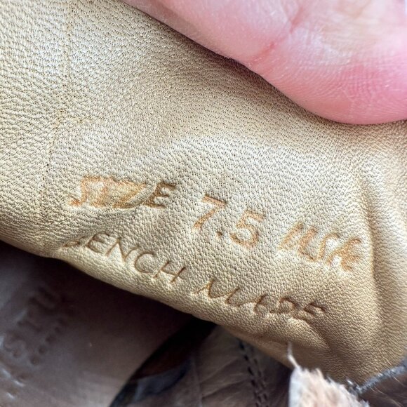 Bed Stu Cobbler Series Women Size 7.5 Brown Distressed Leather Dual Zip Boot - Picture 10 of 12